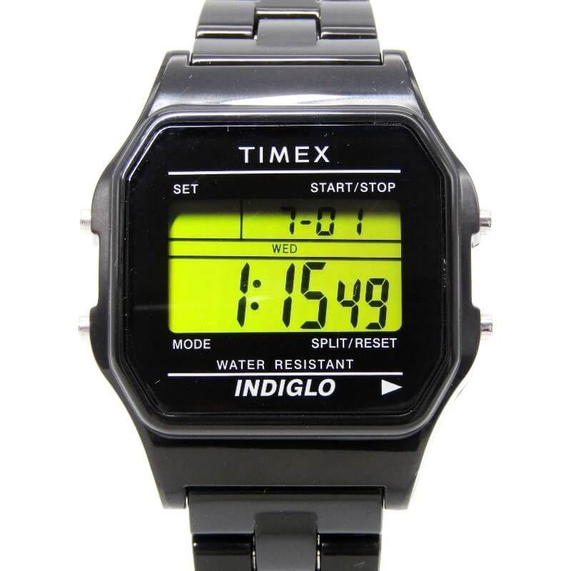 Used TIMEX Classic Tile TW2V20000 Digital Classic Tile Men s Women s Black 28012970