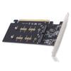 Expansion Card PCI Express 3.0 X16 To M.2 NVME SSD M.2 Hard Drive Expansion Card for PC Desktop