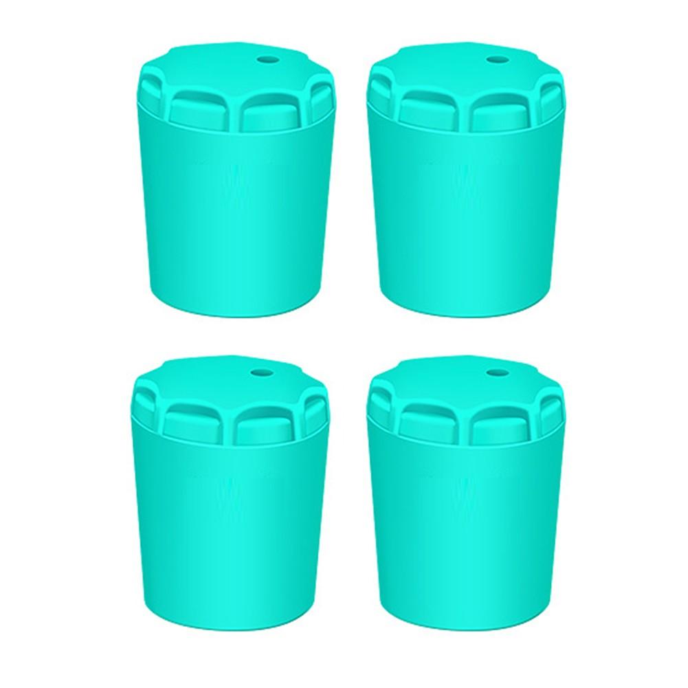 Fishing Rod End Cap Protector 4pcs Silicone Set for Lure and Bait Rods
