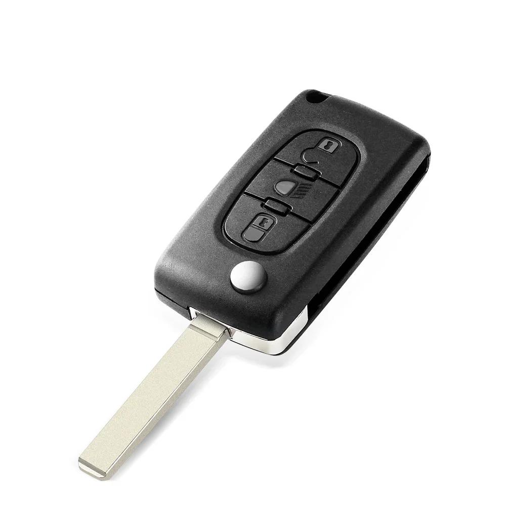 Ce0523 Ce0536 For Peugeot 206 408 1/2/3/4/5/6/807 Partner For Citroen C1/2/3/4/5/6/7/8 Xsara Picasso Car Key Case
