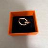 Used HERMES Silver Scarf Ring