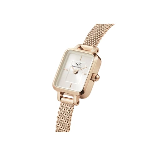 [Oficiální obchod/2 roky záruka] Daniel Wellington Daniel Wellington Quadro Mini 15,4 x 18,2 Melrose RG Champagne Dámské hodinky Dámské hodinky Roztomilé stylové