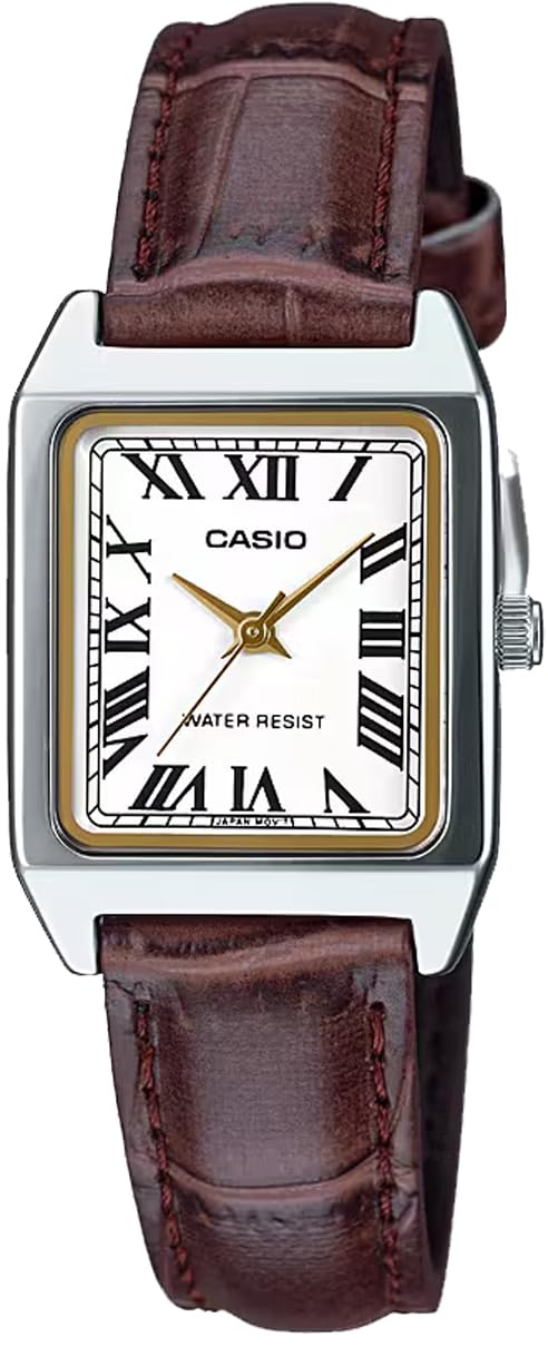 

CASIO Standard Quartz Watch White Brown Overseas Model [Casio] Women s LTP-V007L-7B2 [Used]