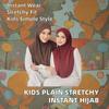 Malaysian New Version Polyester Hijab Spring Instant Hijab Multi Color In Stock