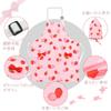 Athbavib Kids' Apron, Strawberry Pink, with Triangle Scarf and Pockets, Adjustable, 50*60cm, Waterproof Cotton, Easy Care, for Boys and Girls, Kinderg