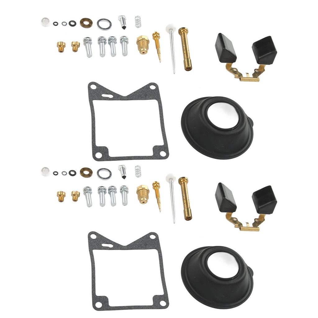 2 Set Carburetor Rebuild Repair Kit Racing Motorcycle Carb Overhaul Kit for Virago 750 XV750 1981‑1983