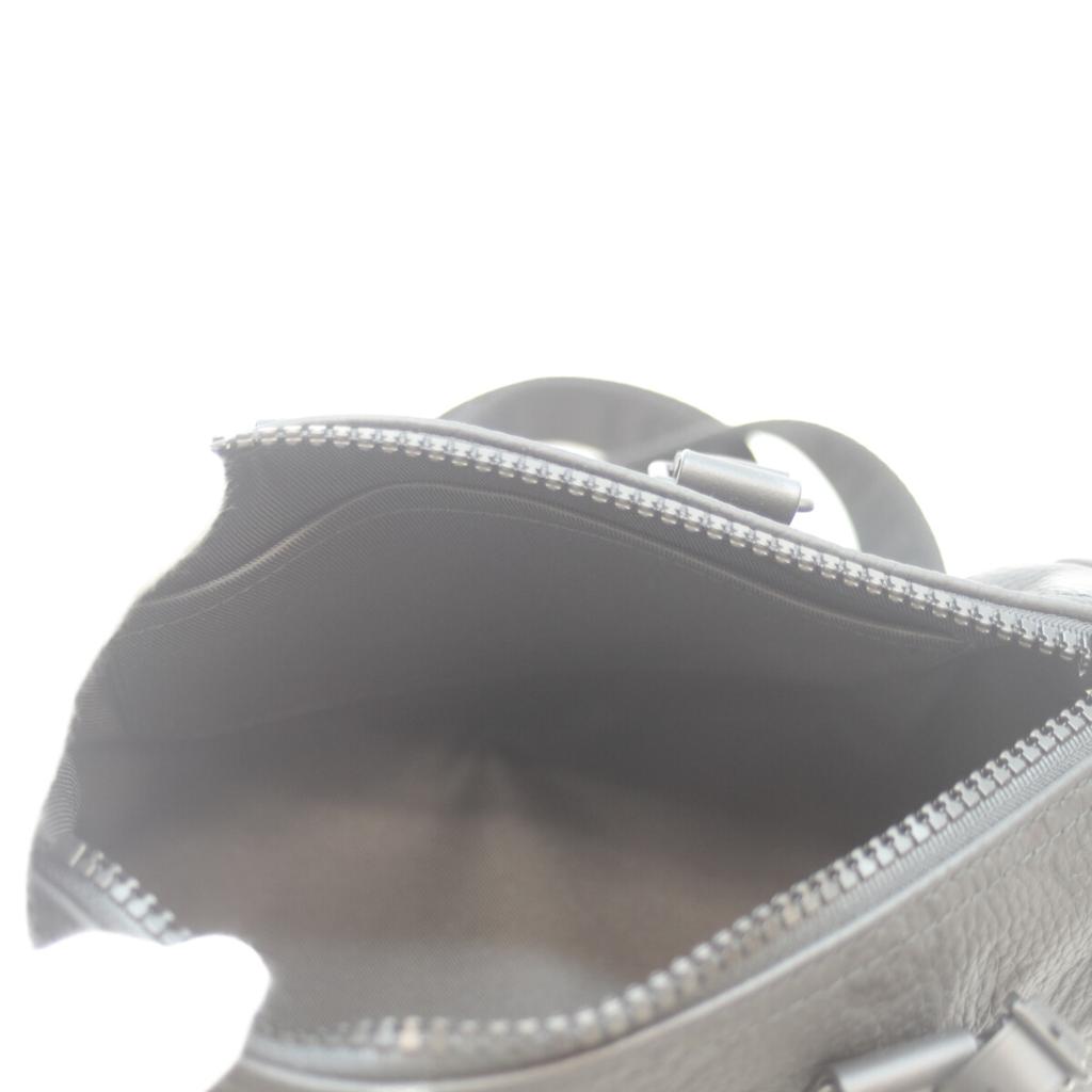 LOUIS VUITTON M20900 Taurillon Clemence Monogram Keepall Bandolier 25 Boston bag blackUsed