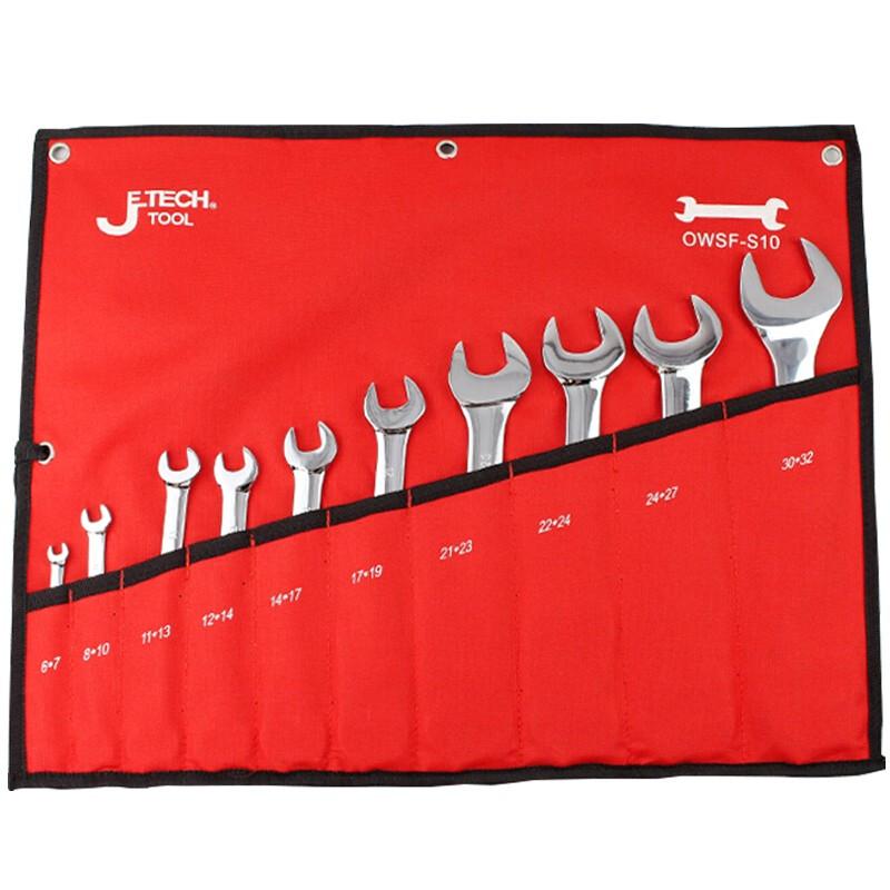 JETECH Mirror Polished Dual-Purpose Open-End Wrench Set