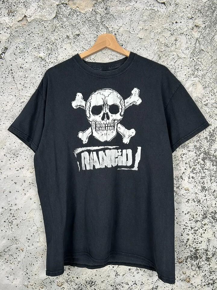 Vintage Rancid Rock Band Tee Punk Grunge 90s Hardcore Unisex T-Shirt XL