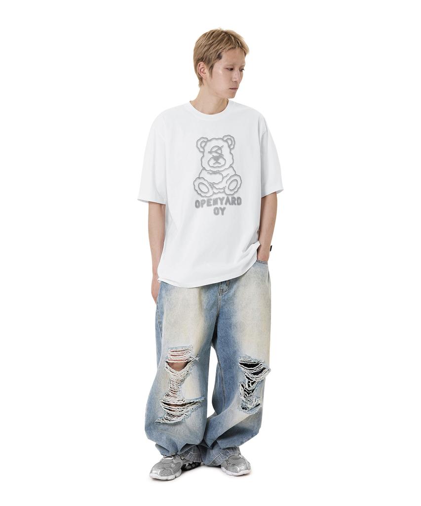 Opeunyadeu(Owai) Neonsign Dolly Tee - White