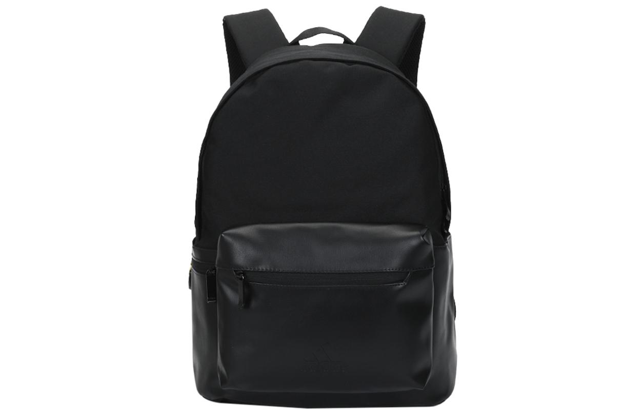 Adidas Artificial Leather PU Backpack Regular Unisex Black H31352