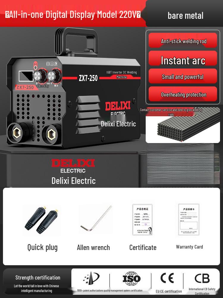 DELIXI Dual Voltage Industrial & Household All-Copper Welding Machine