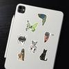 52pcs Retro Aesthetic Art Graffiti Sticker Set for DIY Notebook and Luggage Decoration