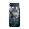 Transparent Phone Case For Samsung Galaxy Z Flip 3 4 5 6 7 Hard Folding PC Z Flip3 Flip4 Cover Mountain Peaks Landscape