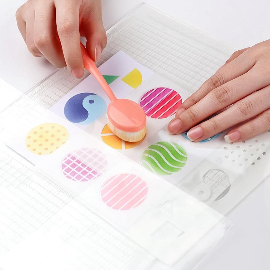 Fixed Pad Can Be Reused As A Multi-purpose DIY Handmade Template Stamping Tool And - Pad.