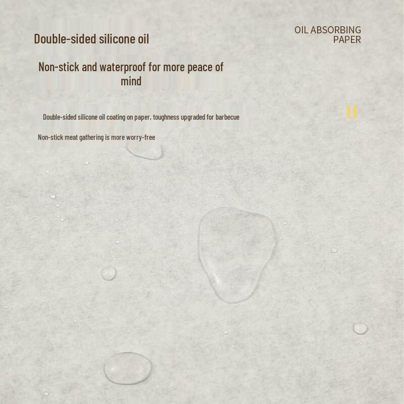 Verdicktes Quadratisches Silikonöl Back- & Grillpapier