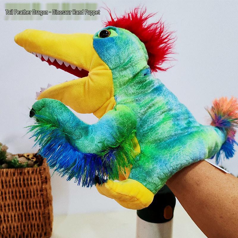 Cartoon Animal Hand Puppet Plush Doll for Kids' Interactive Play
