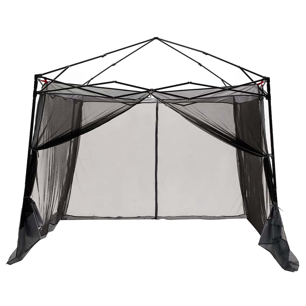 Inner Tent with Roof Grey and Orange 303 X 303 X 196 Cm Taffeta