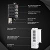 4/8 Way Circuit Fuse Box for Car & Truck - 12V/24V with ATO Blade Fuses and Circuit Breaker - Car Fuse Accessory wholesale New