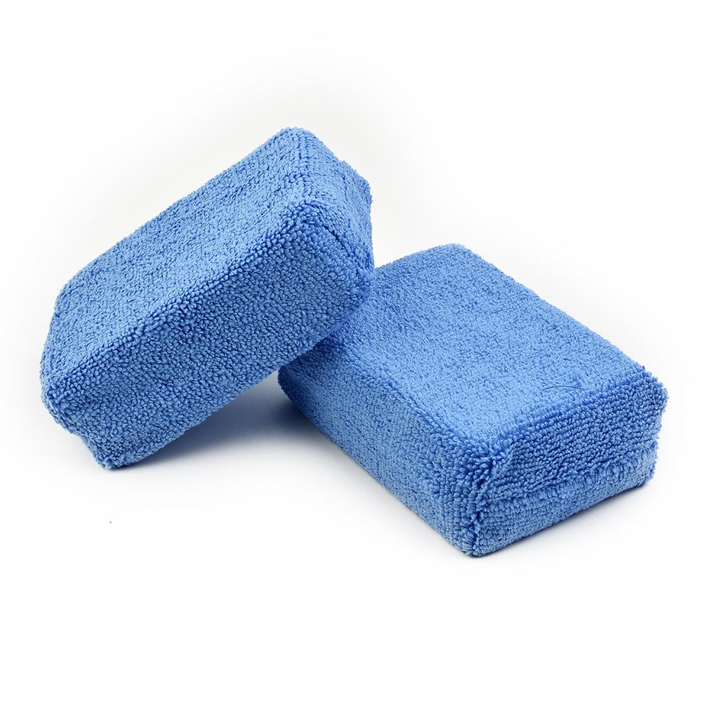 Brand New Microfiber Sponge Tool Clean Tool Polish Practical Reliable Replacement Wash Applicator Best Wax Blue