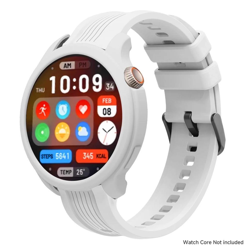 Silikonarmband+Hülle Für Amazfit Balance Verstellbares Sportarmband Smartwatch Anti-Fall Kratzfestes Armband Uhrengehäuse Set Zubehör