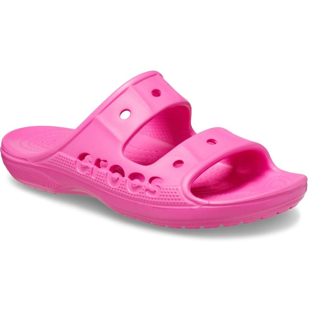 Crocs Unisex Baya Electric 24cm Sandals, Pink,