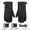 Electric Heated, Windproof, Waterproof Touchscreen Winter Gloves for Motorcycle Riding & Skiing