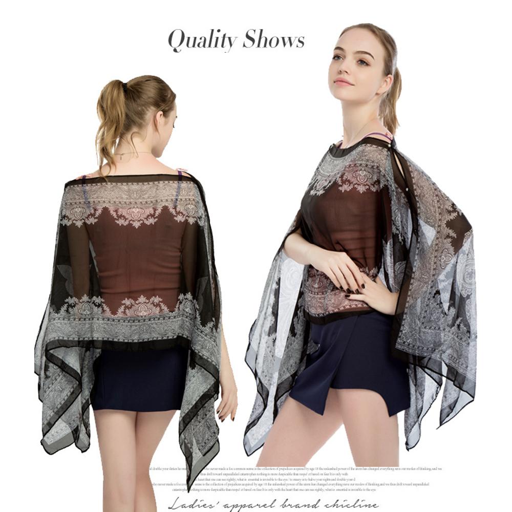 

Дышащая пляжная шаль с принтом, накидка на бикини, топы, новый шарф, шаль для женщин