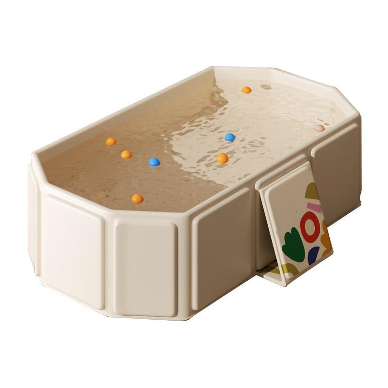 Children's Foldable Bathtub, Portable Shower Tray Large Bathtub