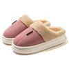 2025 winter new large size cotton slippers home indoor piled thickened warm non-slip comfortable slippers