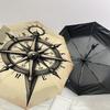 1PC Compass NauticalAutomatic Open/Close Umbrella with Windproof, 8-Rib Sturdy Canopy, Durable Ribs, Fashionable Design1279A