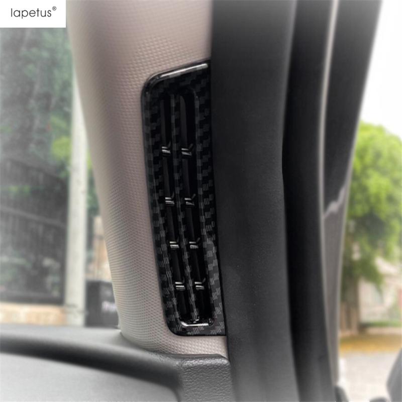 Dashboard Panel / Gear Shift Water Cup Panel / Head Light Cover Trim For Hyundai Tucson NX4  -  Carbon Fiber Accessories