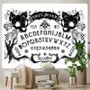 Black and white skull bee cat tapestry home decoration art tapestry bohemian decoration hippie background wall sofa blanket