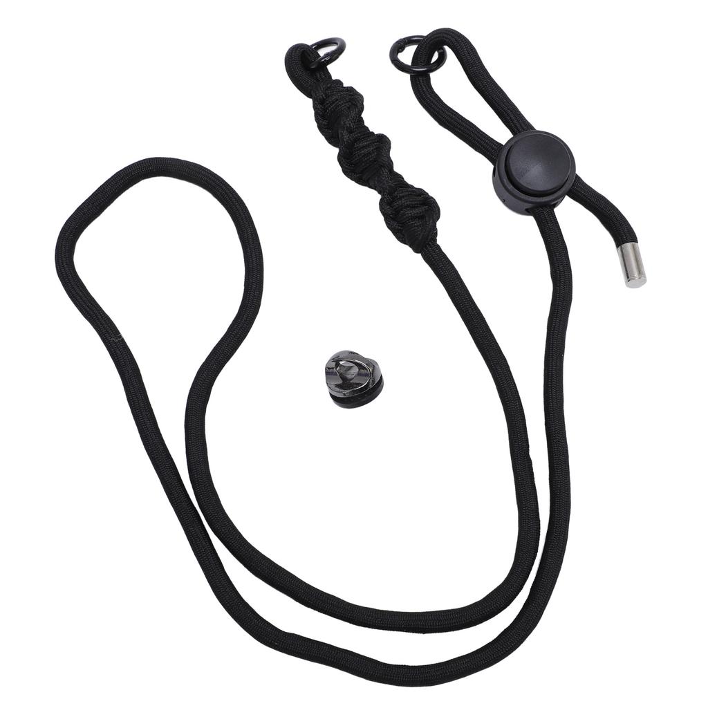 Kamerastropp Svart Nylon Hals Skulderstropp med Hurtigspenne Stilig Kamera Anti-tapt