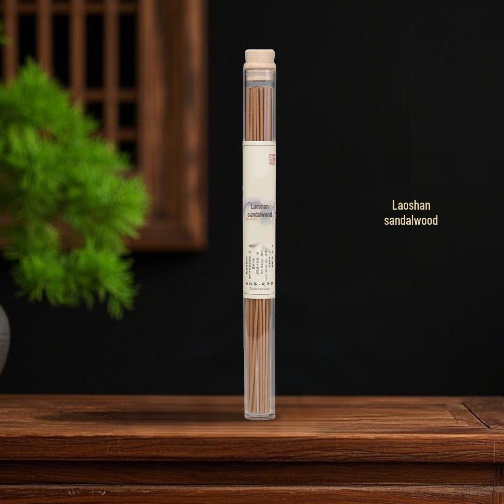 Old Mountain Sandalwood & Agarwood Incense Sticks - Pear Blossom Aroma for Home & Indoor Air Purification