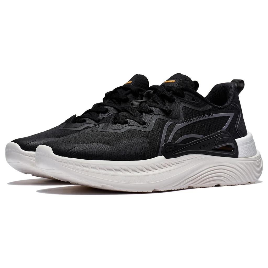 New LiNing Qingyou Anti Slip Wear Resistant Low Top Sports Casual Shoes Men's Black AGLT057-3