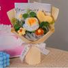 New Handmade Crochet Flower Bouquet Bag Eternal Handmade Crochet Flowers Unique Knitted Rose Bouquet Valentine’s Day Gift