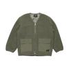 FW23 Tour Series Suede Zip Neck Panel Pocket Jacket Men Jackets Green I032244-63-XX