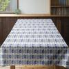 Blue And White Tablecloth Vintage Floral Dining Table Cover Washable Rectangular Table Linens Home Decor Kitchen Party Tabletop