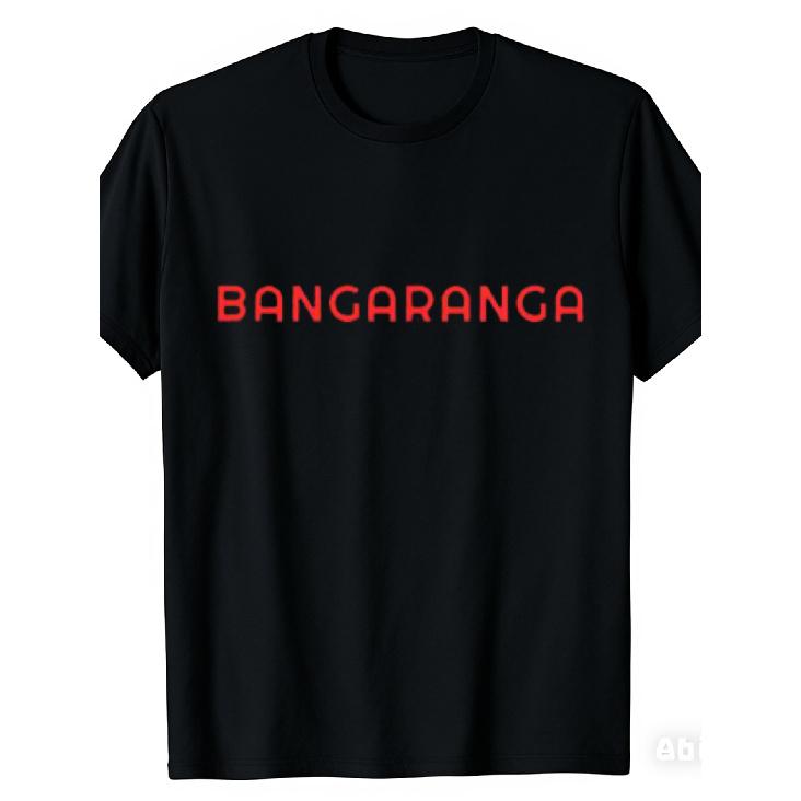 2026 Eurovision Song Contest Fan Support Gifts Fun Bangaranga T Shirt Black Red Text Print Casual Wear Gift 100 Fashionable Versatile Holiday Style