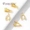 Pinch Bails 18K Gold Plated Pendant Bail Jewelry Making Supplies,Necklace Bail,DIY Earrings Accessories,Jewelry Findings