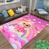 1pc LABUBU Printed Chair Rug for Home Office Use, Living Room Kitchen Game Room Area Carpet