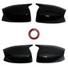 Fit For Ford S-MAX 2006-2015 C-MAX 2011-2015 KUGA ESCAPE 2008 Left Right Door Wing Rearview Mirror Cover Caps Car Accessories