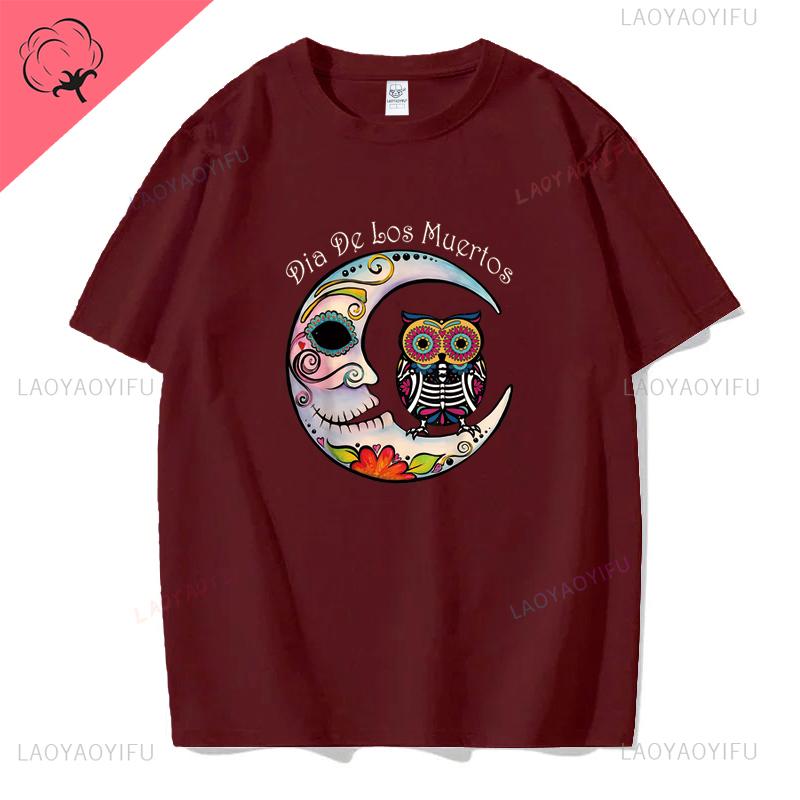 Unisex Viva Mexico Day of The Dead Mexican Fiesta Graphic T Shirts Funny Mexico Festival Tshirt Women Cotton T Shirt Ropa Hombre 4XL