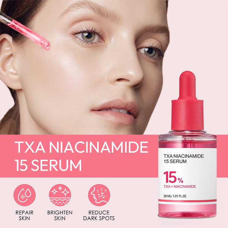 Rozjaśniające Serum z Kwasem Traneksamowym 15% i Niacynamidem 10% na Trądzik i Przebarwienia