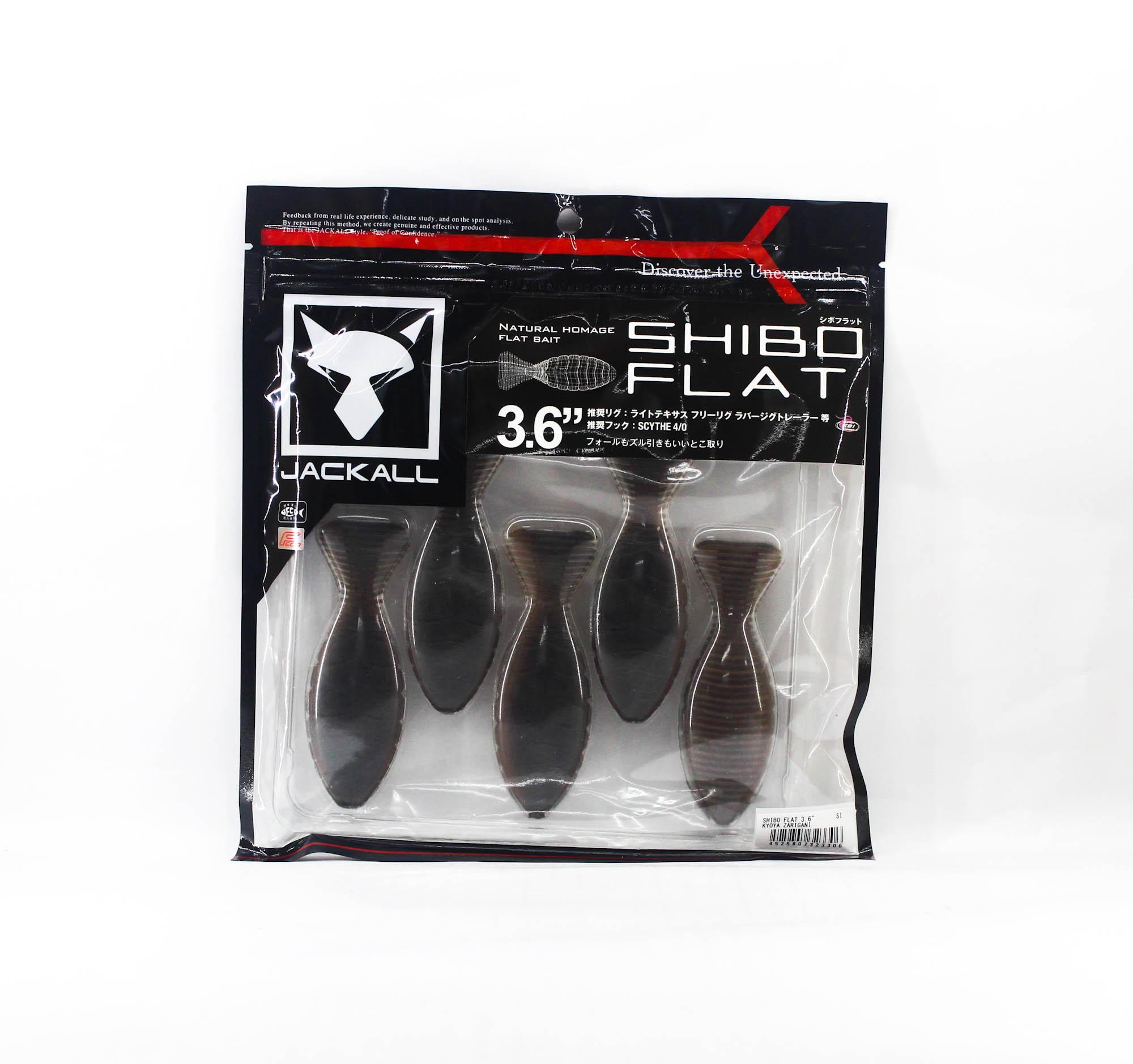 Jackall Мягкая приманка Shibo Flat 3,6 дюйма Kyoya Zarigani (3306)