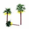 High Quality Coconut Garden Plant Rainforest Artificial Palm Tree Landscape Miniature Scenery Model
