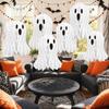 Foldable Honeycomb Ball Pendant Paper Halloween Hanging Ornament  Table Decoration