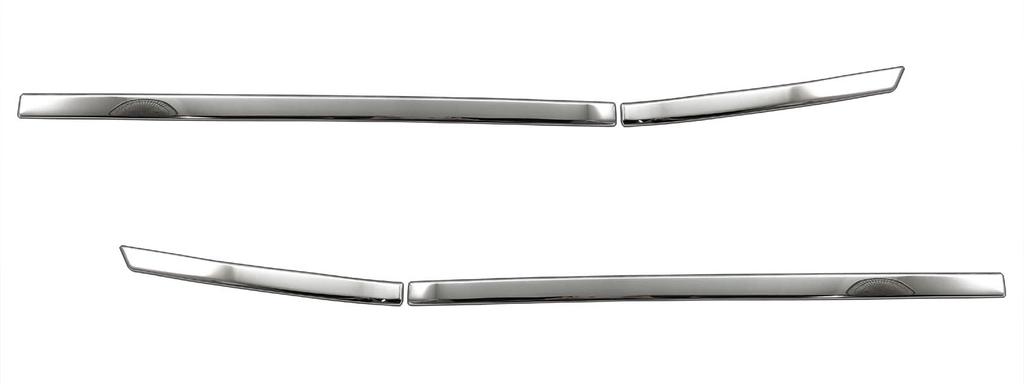 BRIGHTZ Finish Stainless Steel Plated Rear Bumper Corner Moulds for Elgrand E52 Ultra-Mirror (2-Piece) (PE52, PNE52, TE52, TNE52) [COR-MOL-038]