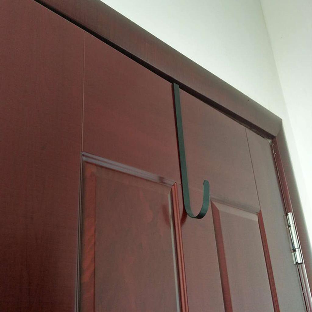 Wreath Hanger Hook Metal Door Hook Hangers Coat Bag Organization for Handbag Belt Necktie Organizer